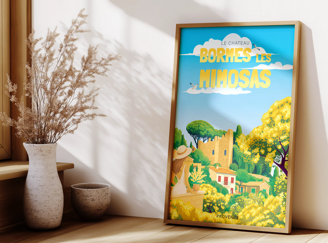 Poster Odyssey — Le Château, Bormes-les-Mimosas — A2/A3