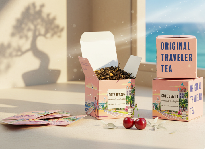 Thé blanc mao feng, thym cerises 