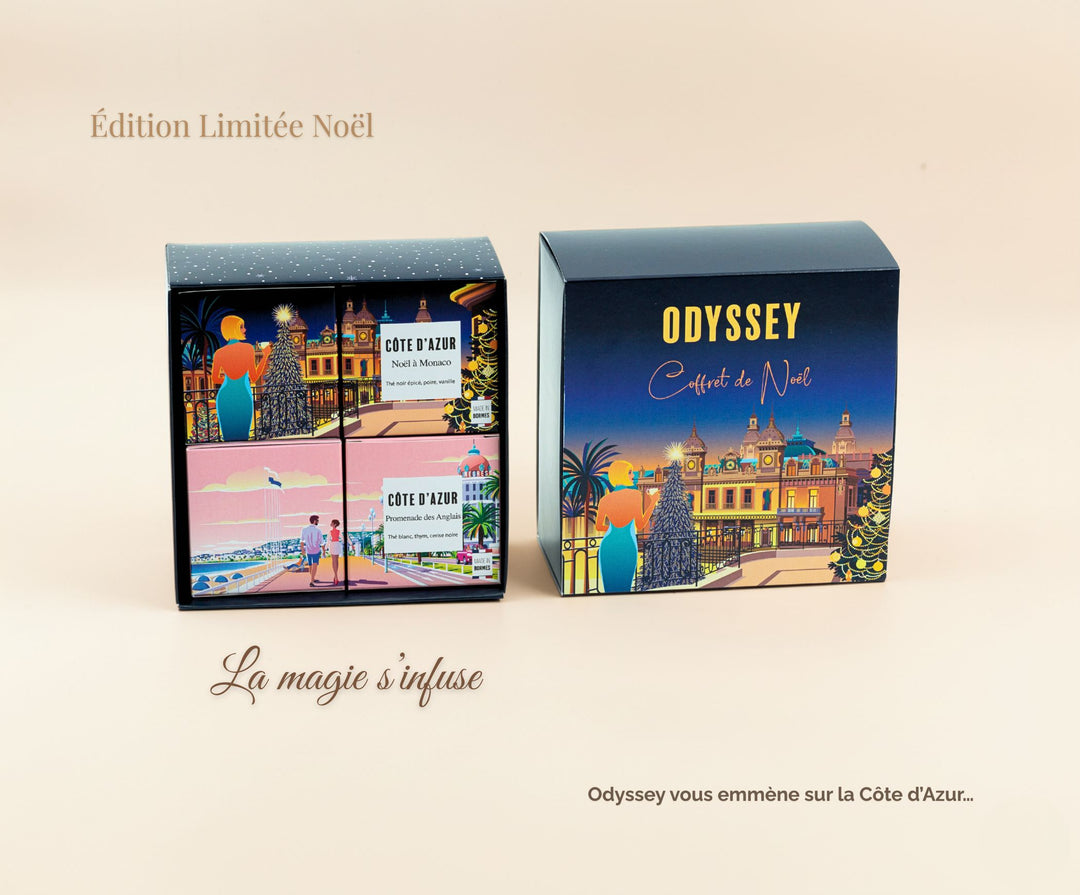 Le Coffret Noël – Côte d'Azur : Un Duo de Thés Premium
